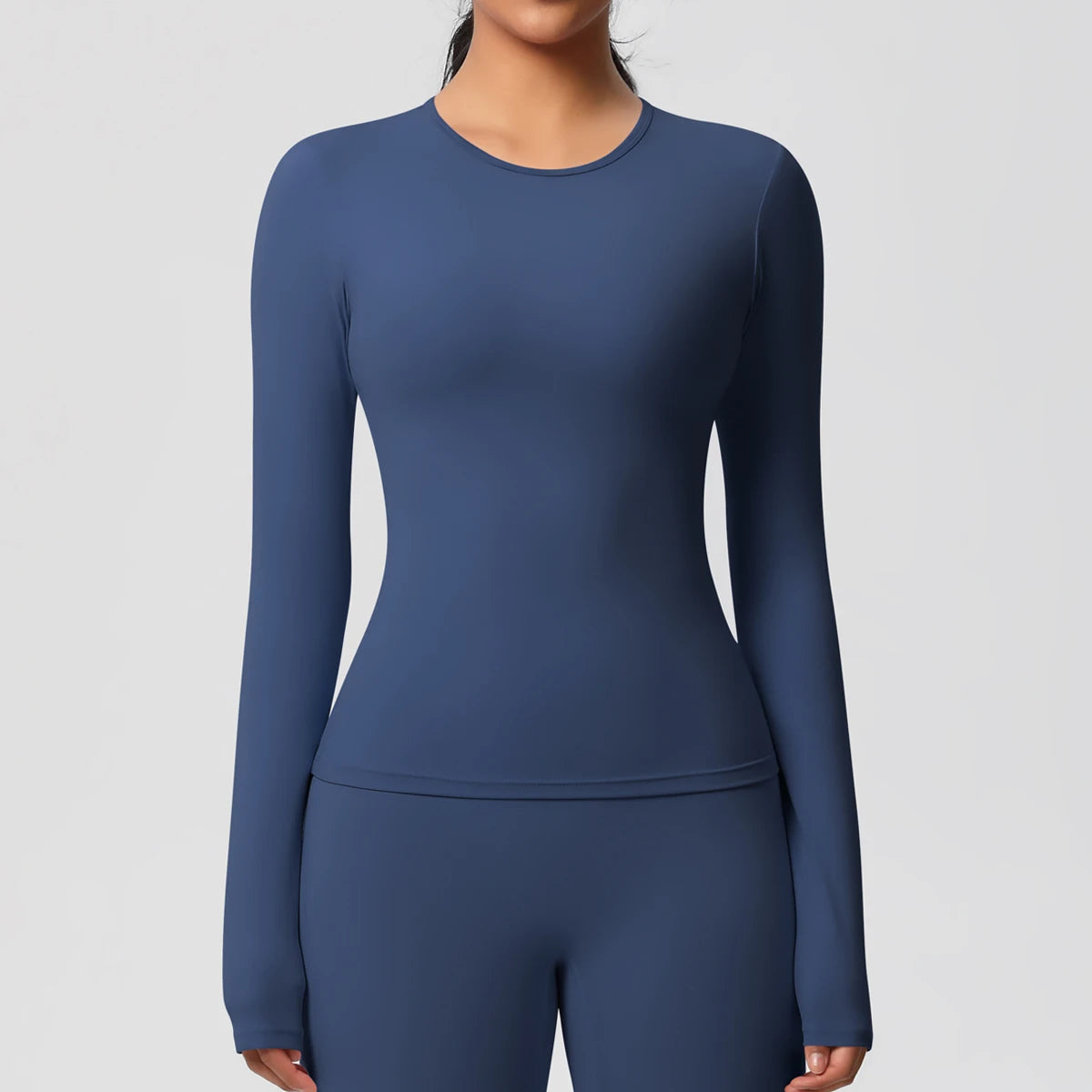 Sneldrogende Sporttop met Lange Mouwen
