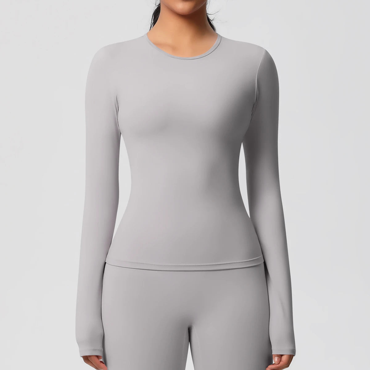 Sneldrogende Sporttop met Lange Mouwen