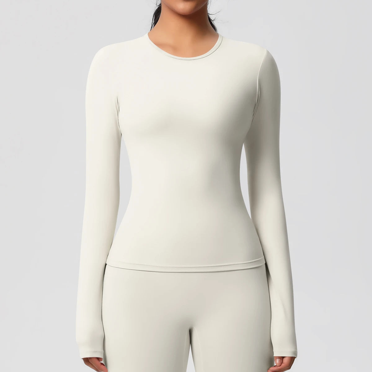 Sneldrogende Sporttop met Lange Mouwen