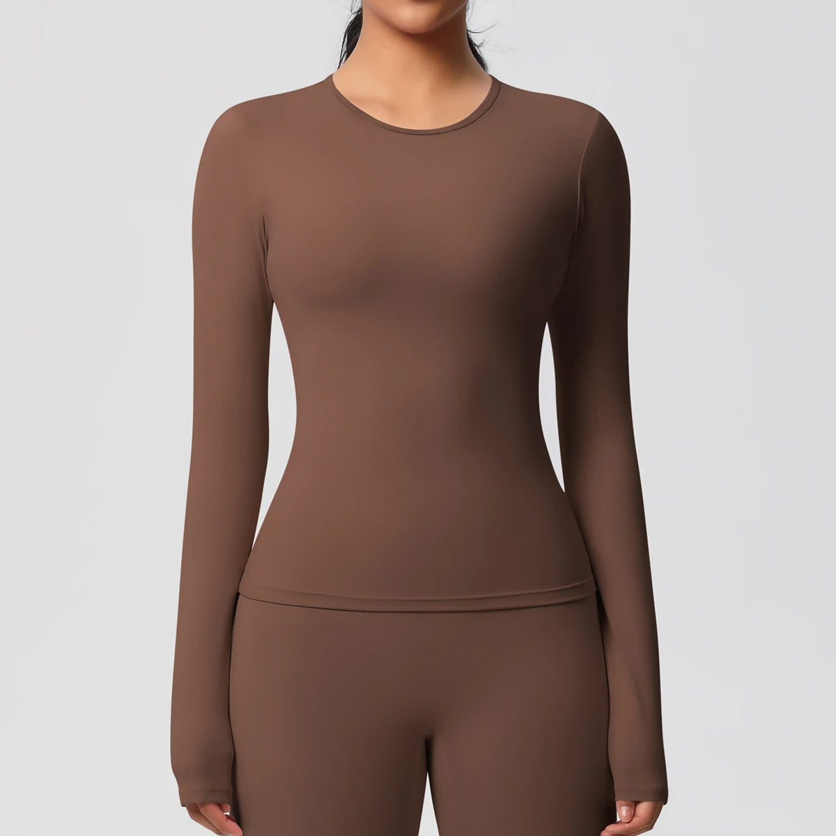 Sneldrogende Sporttop met Lange Mouwen