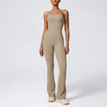 Flared Sport Jumpsuit met Halterneck
