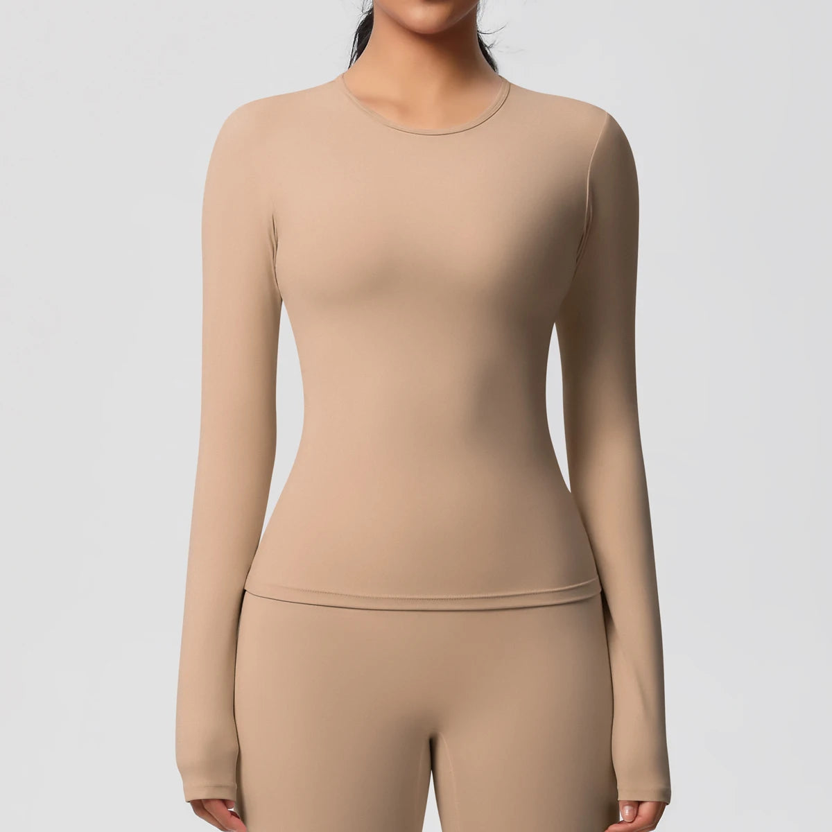 Sneldrogende Sporttop met Lange Mouwen