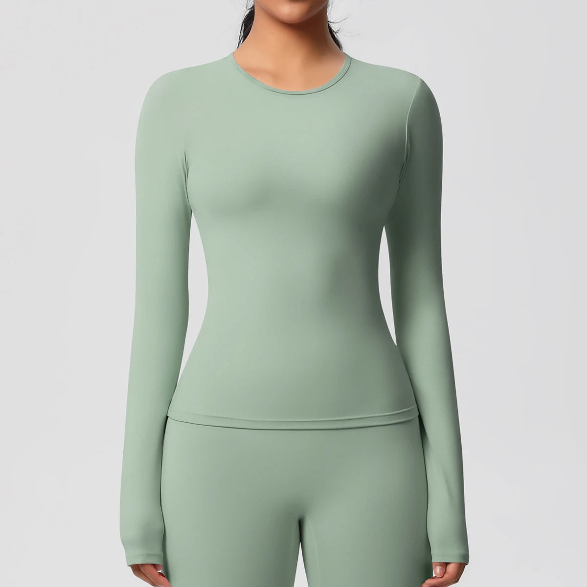 Sneldrogende Sporttop met Lange Mouwen