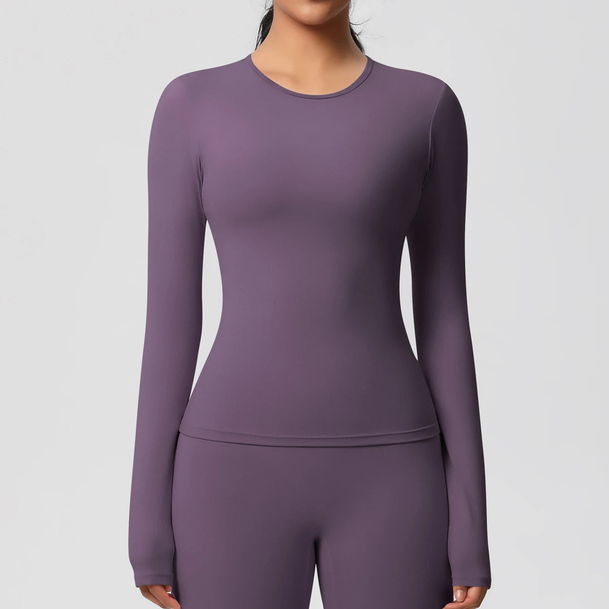 Sneldrogende Sporttop met Lange Mouwen