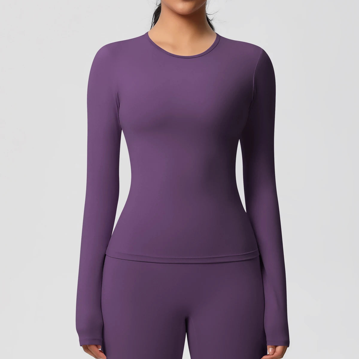 Sneldrogende Sporttop met Lange Mouwen