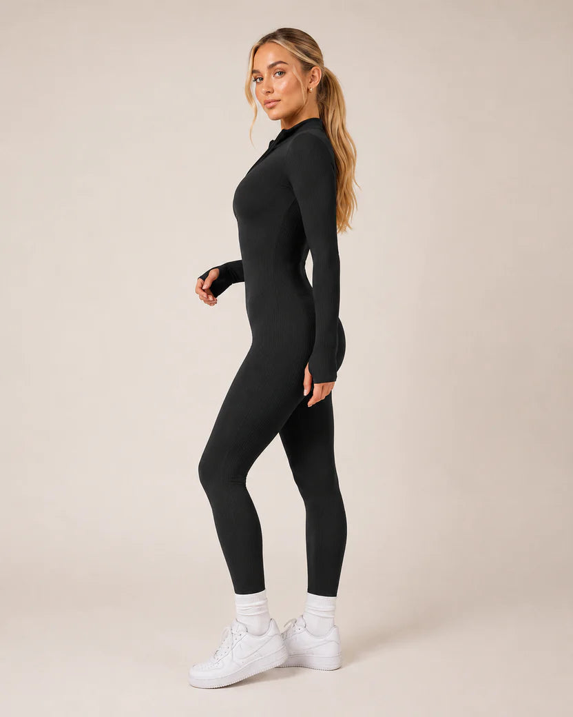 Thermische Sport Jumpsuit met Lange Mouwen