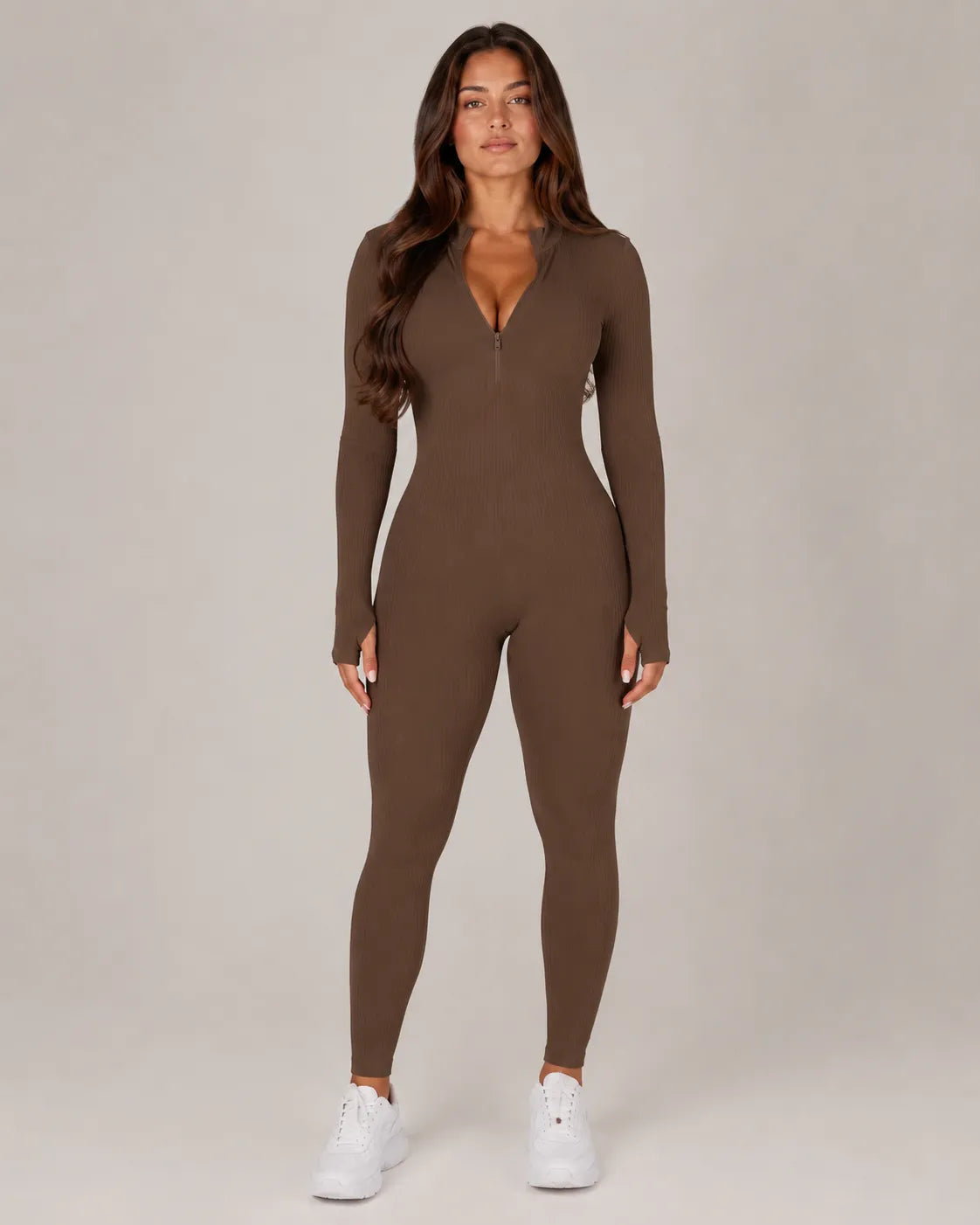 Thermische Sport Jumpsuit met Lange Mouwen